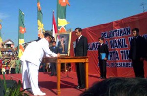 Pelantikan Walikota Jaktim - Foto Kompas.com